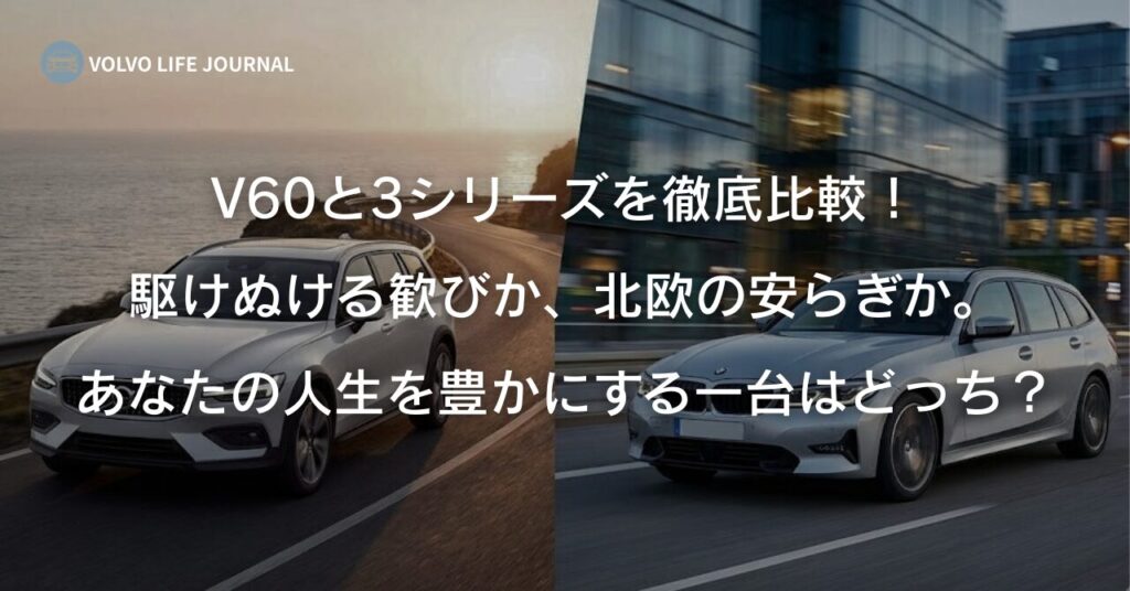 ボルボV60とBMW3シリーズツーリングを比較！走りの歓びか北欧の安らぎか